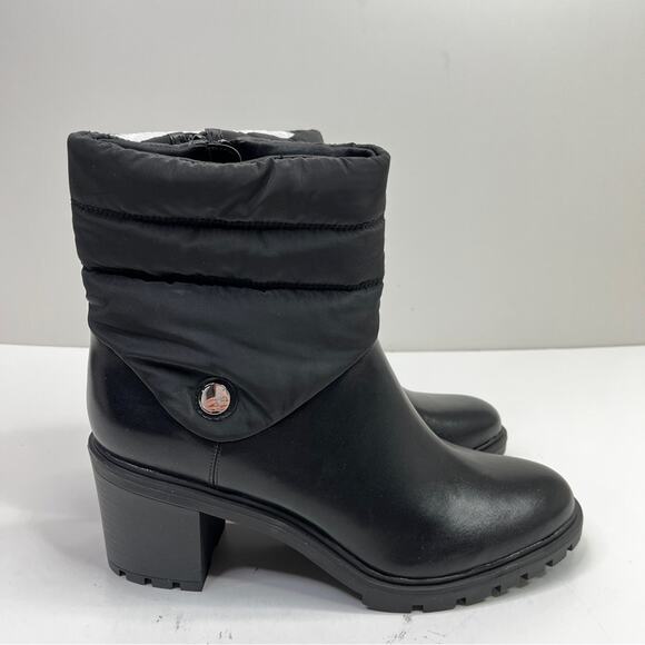 Alfani Belcalise lug sole puffer boots black - 9 - Picture 2 of 12